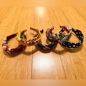 Bundle of 5 Luxury Brand Stylish Headbands